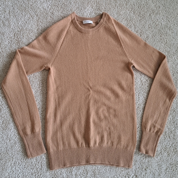 EQUIPMENT Cashmere Tan Camel Sweater - Picture 1 of 7
